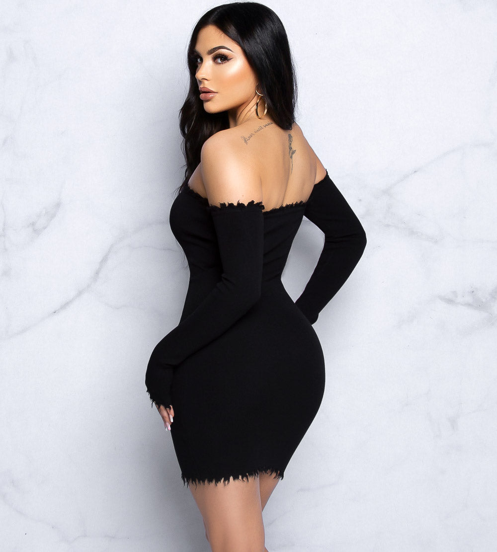 She's A Sinner Mini Dress
