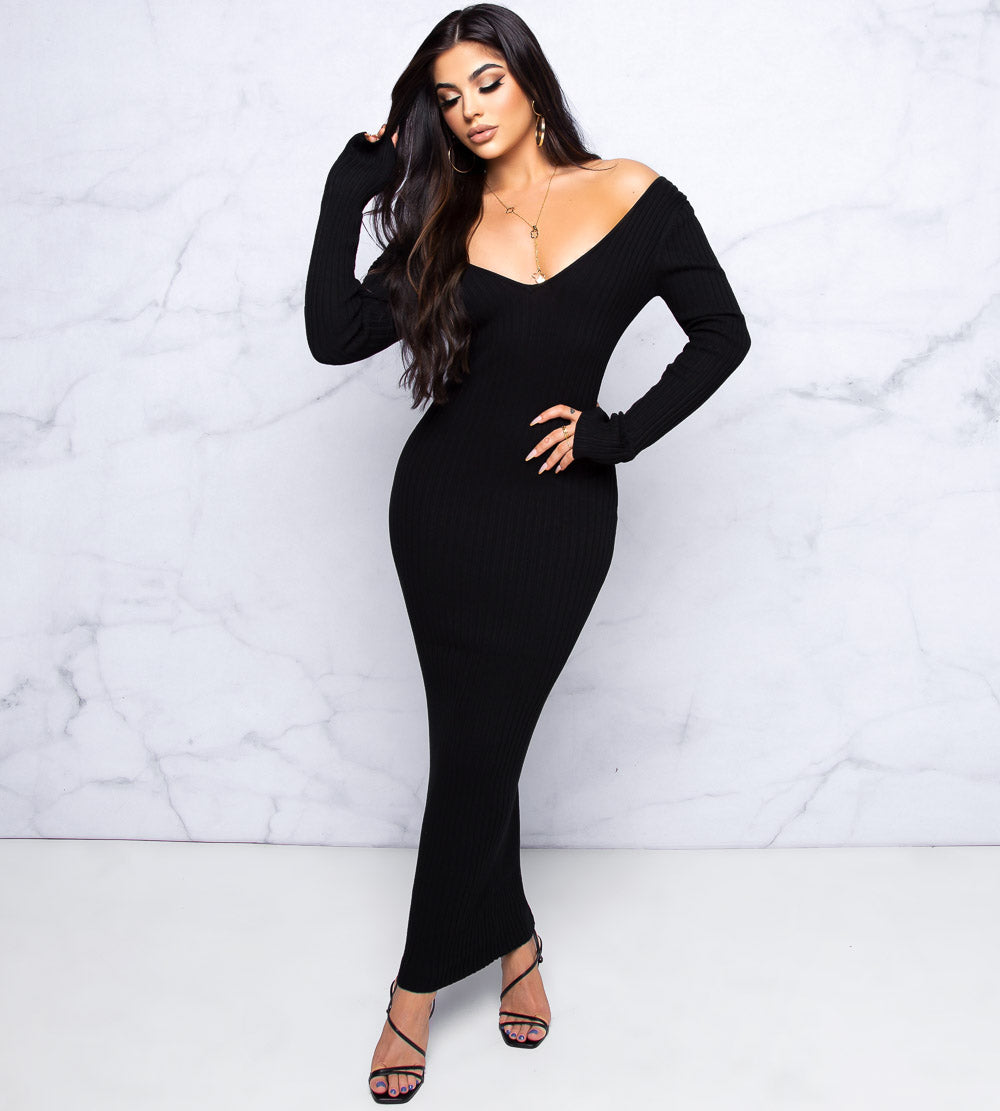 Number One Hit Sweater Dress