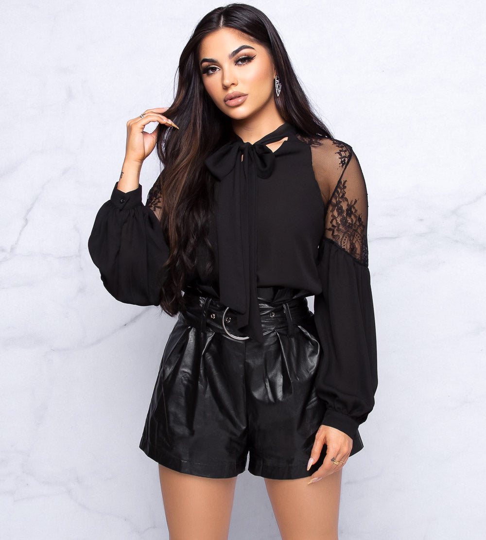 Lace On The Brain Blouse