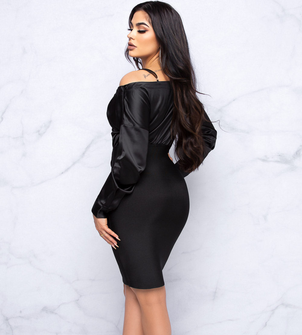 Keep Dreaming Satin Dress