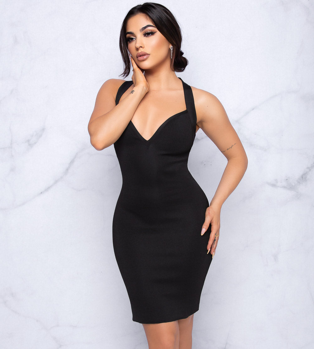 She Bad Braided Open Back Dress