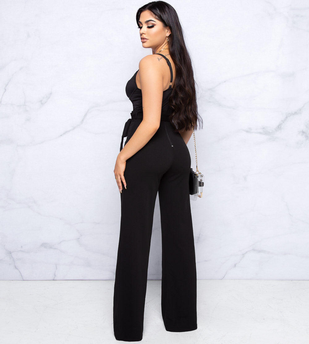 Of Corset Not Sheer Jumpsuit