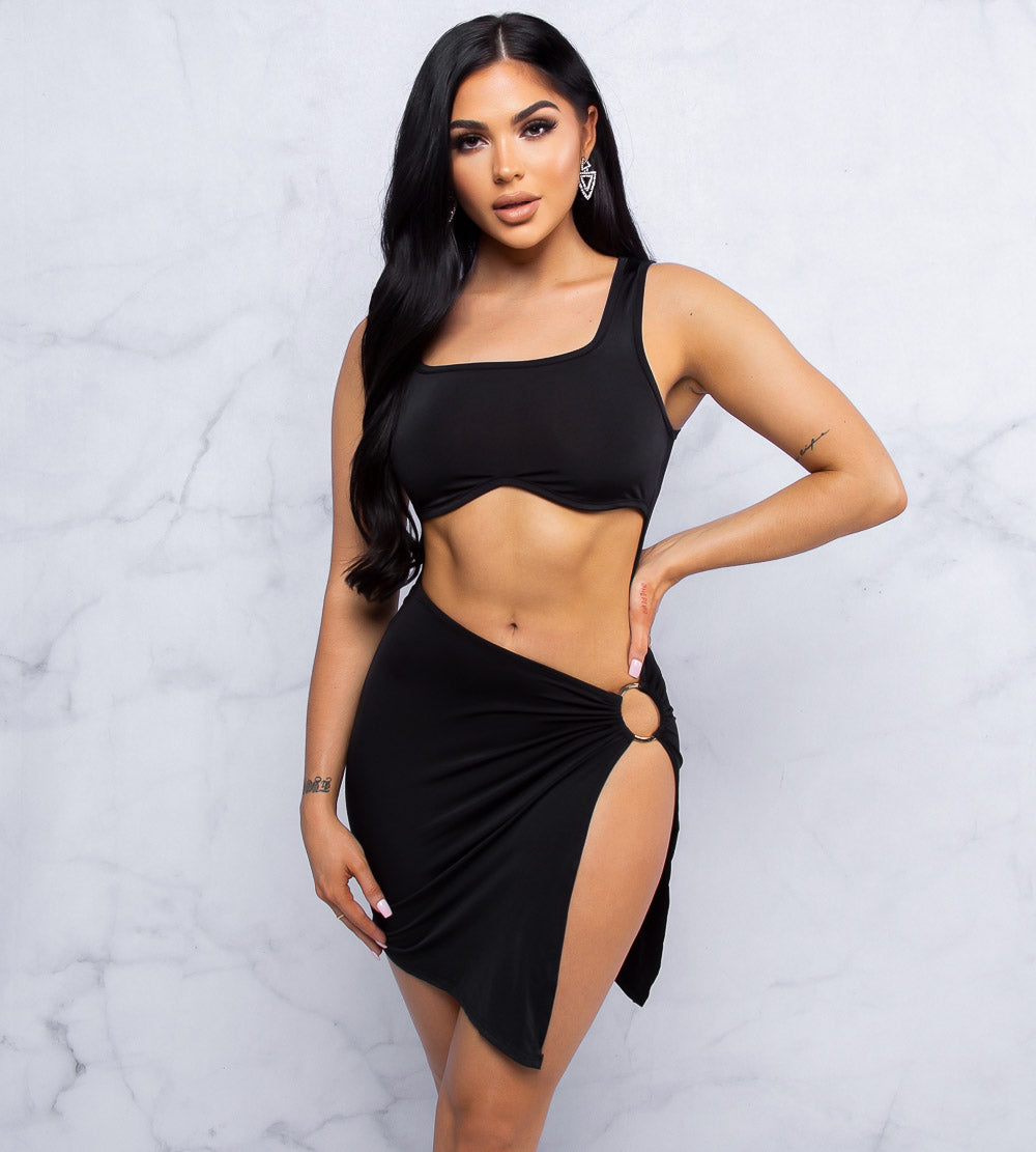 Lust Appeal Cut Out Mini Dress