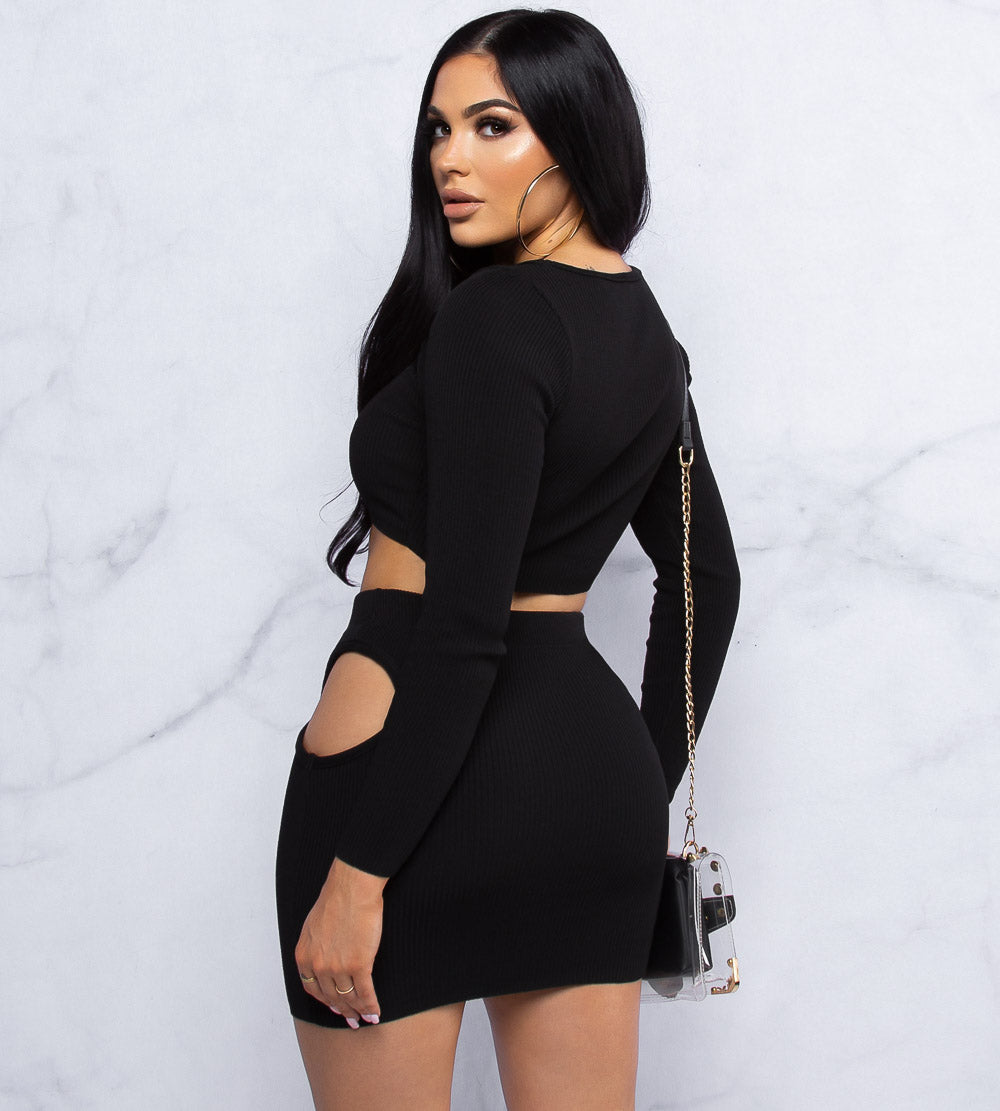 Peek A Boo Skirt Set