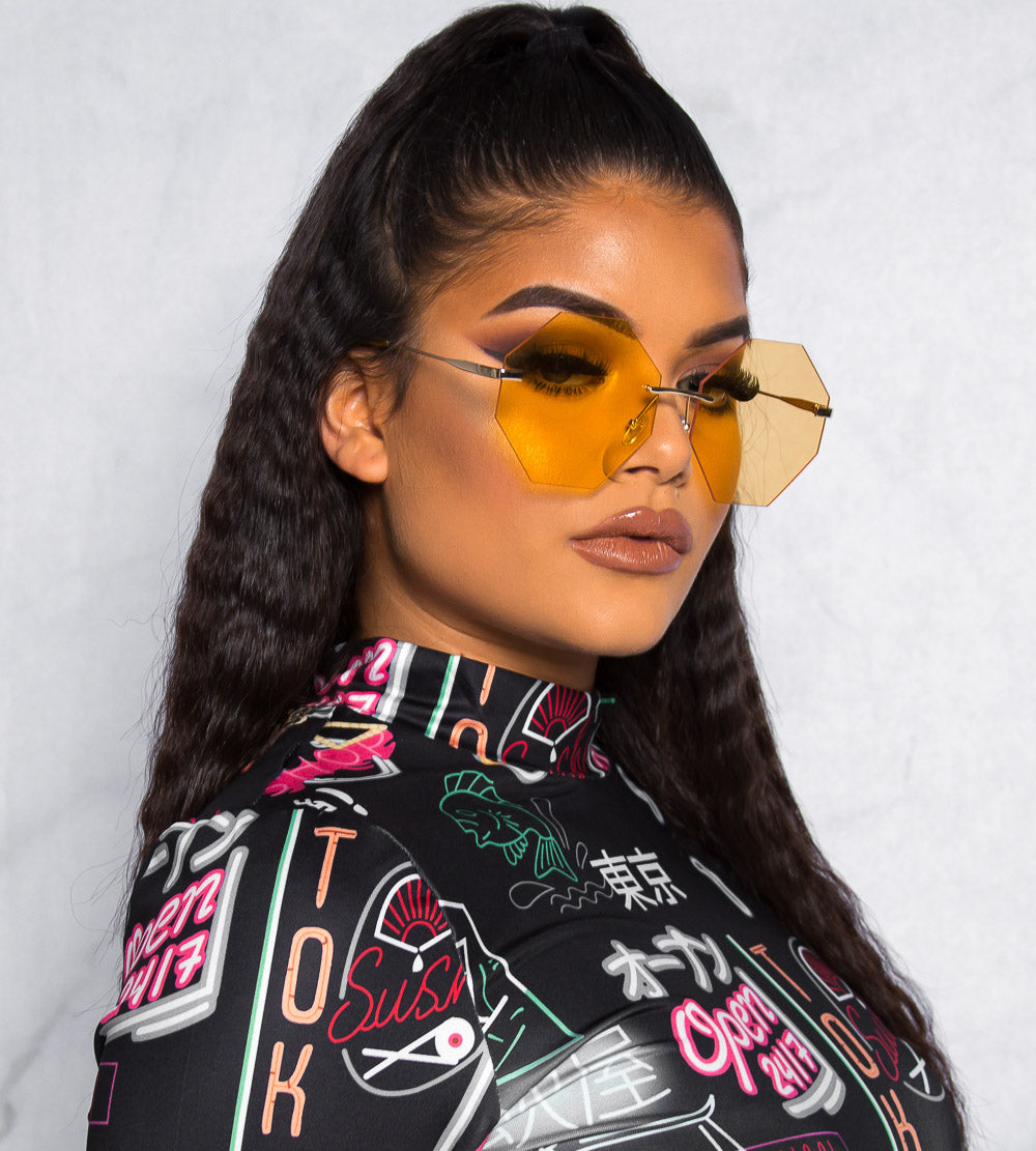 Retro Baby Octagon Frame Tinted Shades