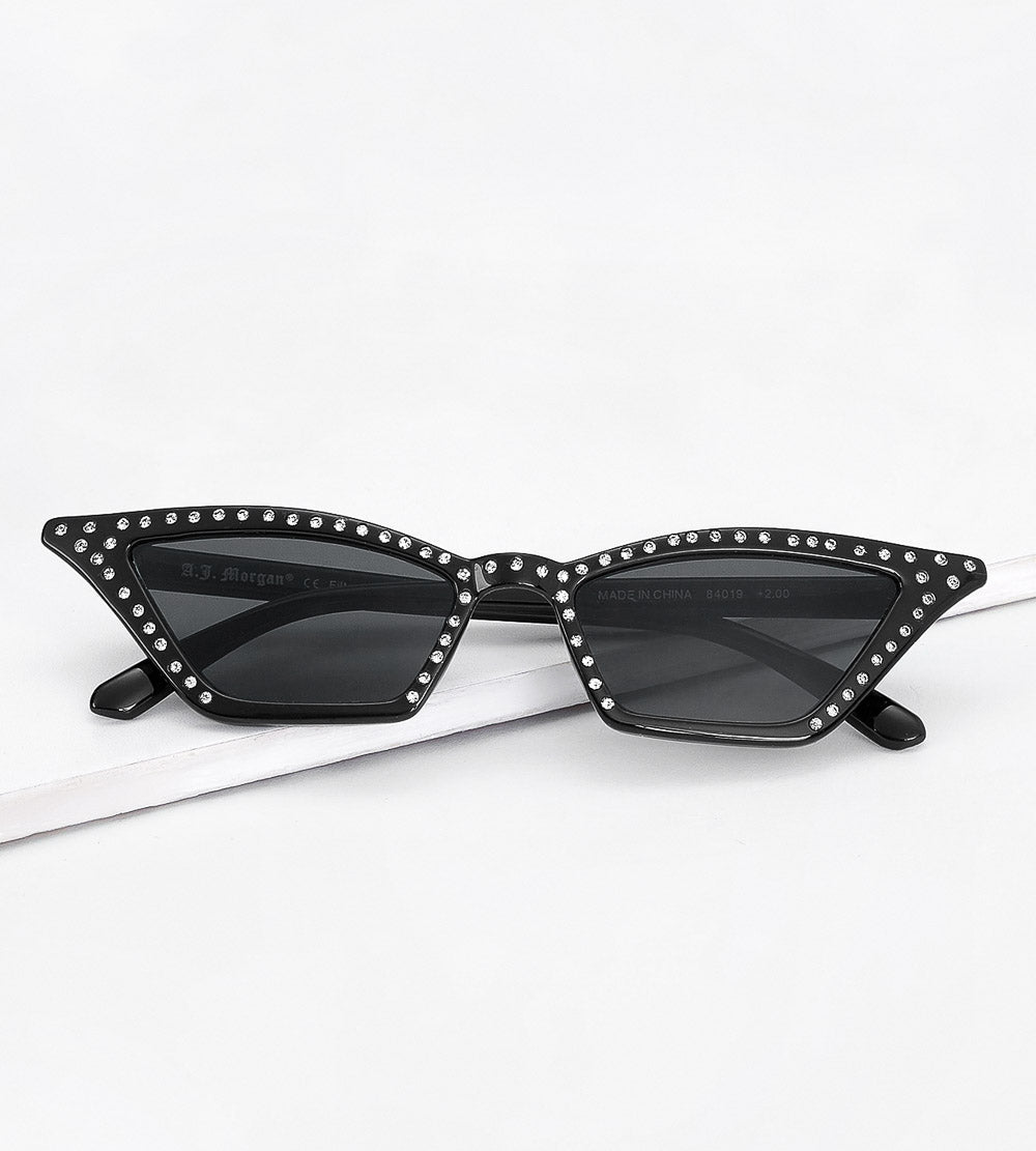 Money Honey Rhinestone Cat Eye Shades