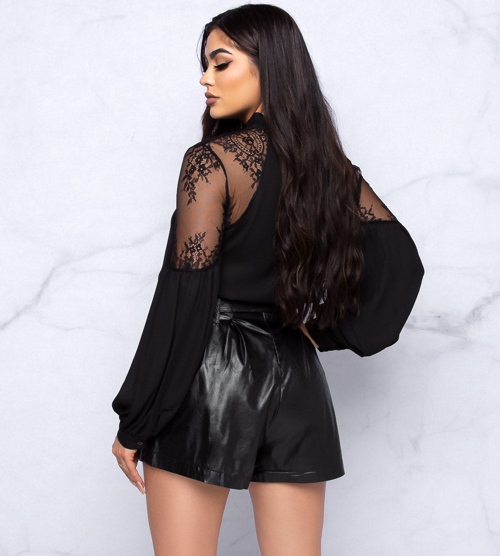 Lace On The Brain Blouse